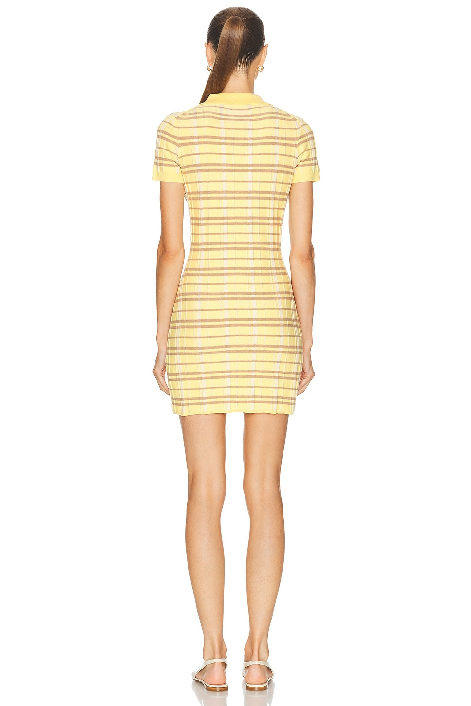 Plaid Polo Dress - 3