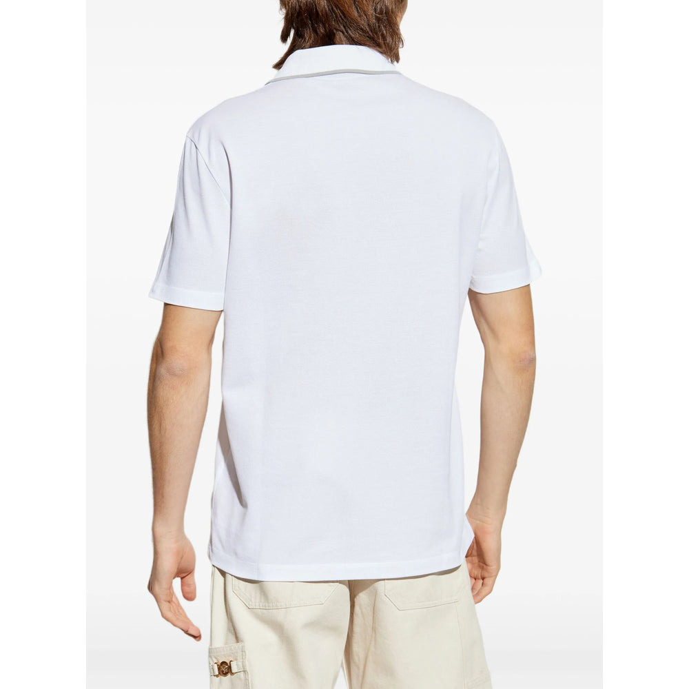Versace White Polo Shirts Men - 5