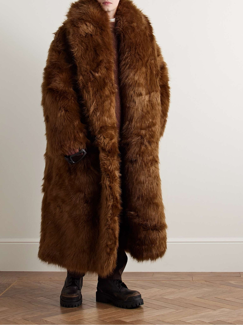 entire studios Vast Oversized Faux Fur Coat outlook