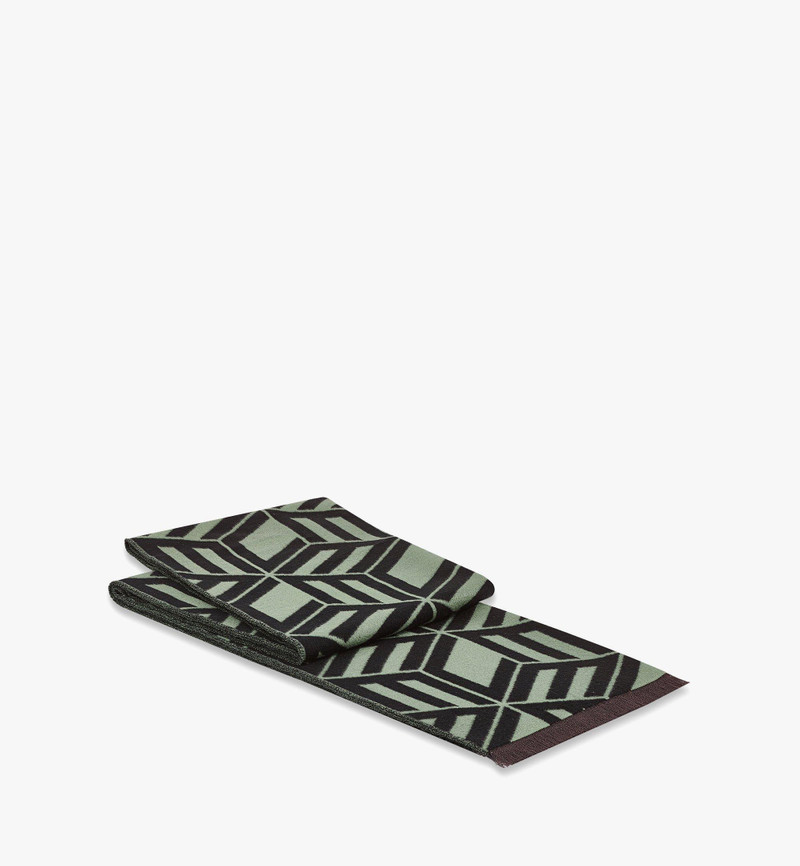 Cubic Monogram Stole in Resilk® 3