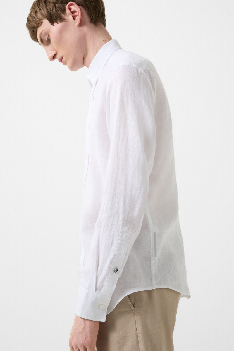 Timi linen shirt in White 5