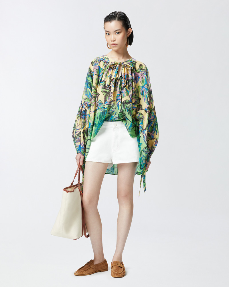 PINKO WORKWEAR SHORTS IN COTTON BULL FABRIC outlook
