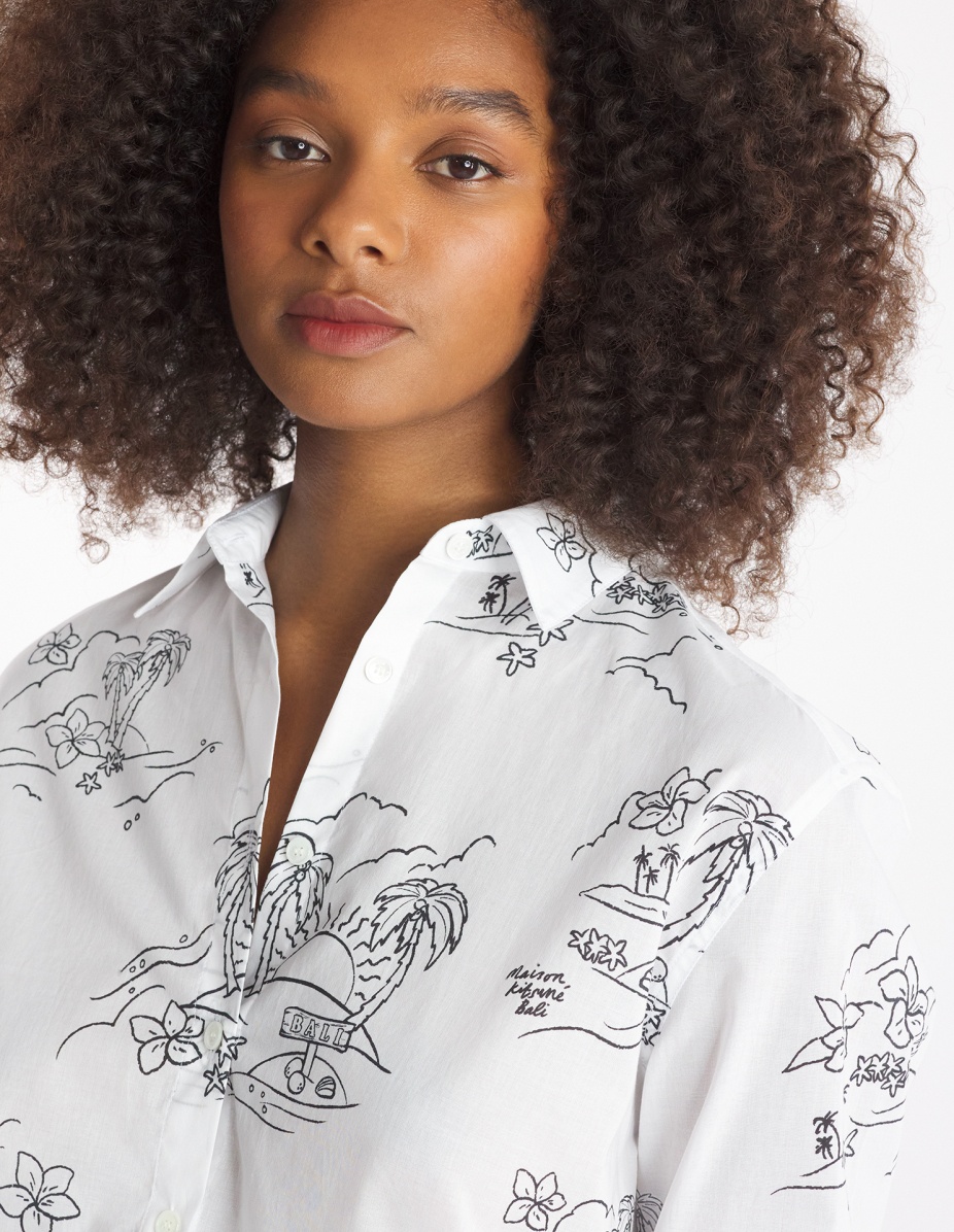 “TROPICAL PALM” CLASSIC SHIRT - 4