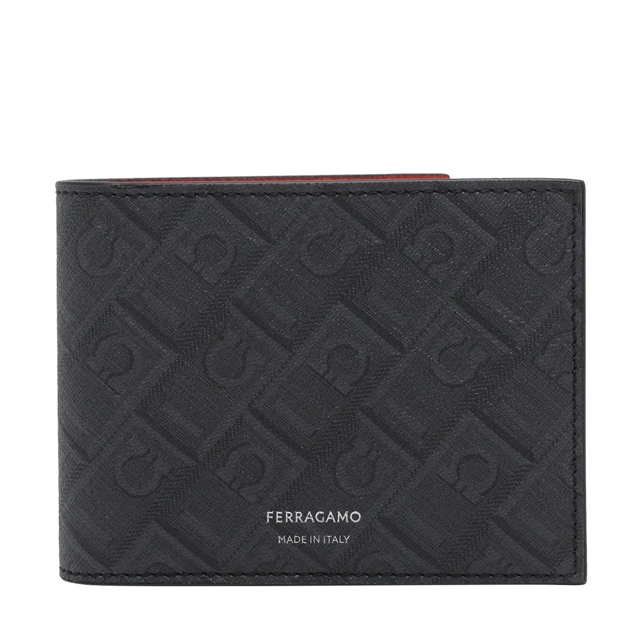 Ferragamo Men Monogram Ferragamo Bifold Wallet - 1