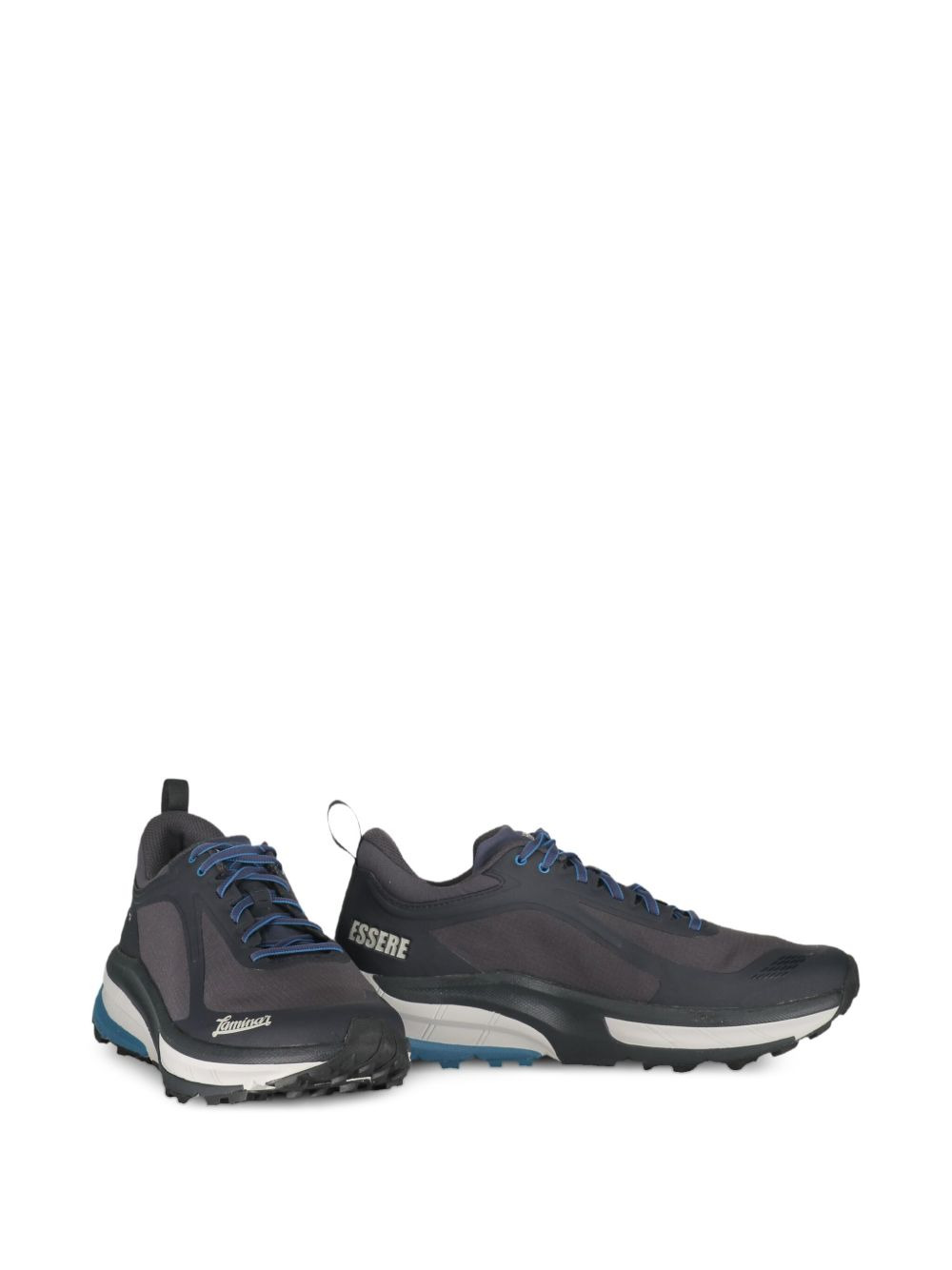 round-toe low-top sneakers - 2