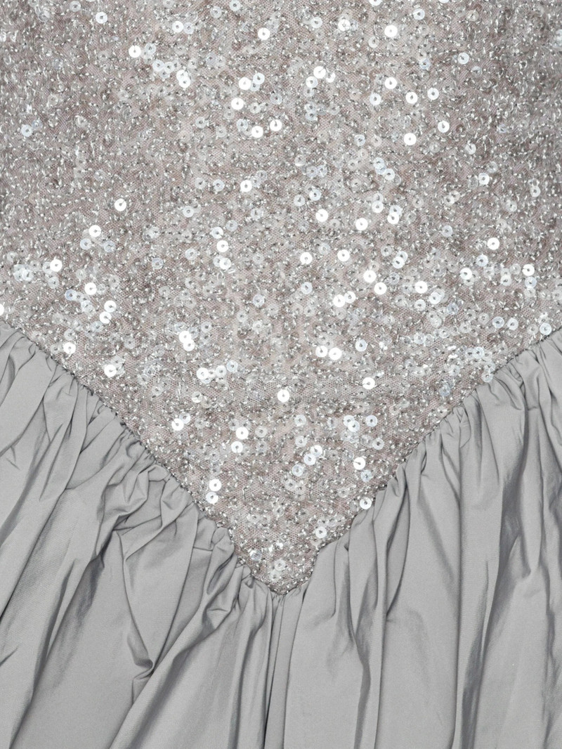 ROTATE Rotate Sequin-embellished Bubble Mini Dress outlook