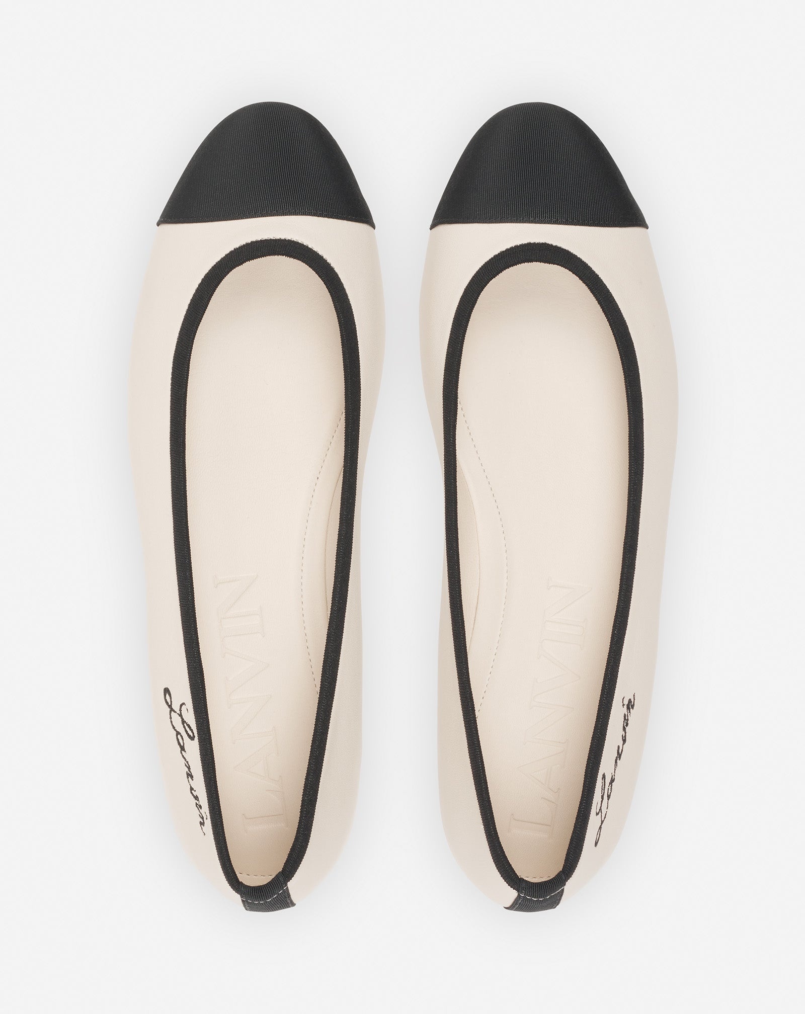 LANVIN CLASSIC LEATHER BALLET PUMPS - 3