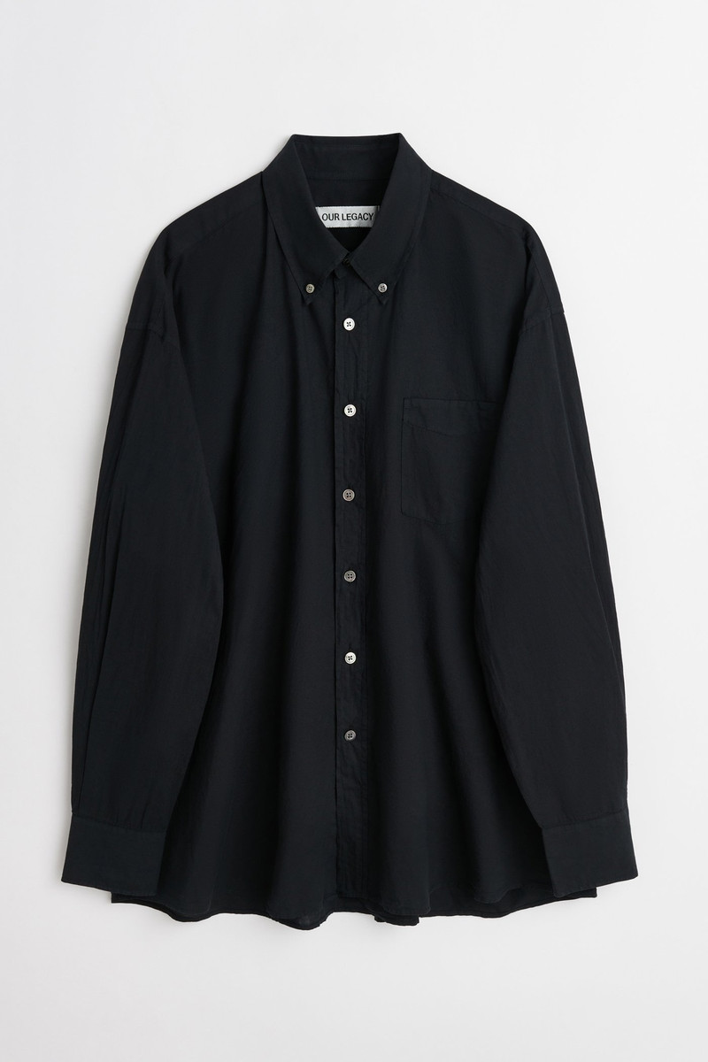 Borrowed BD Shirt Black Voile 1