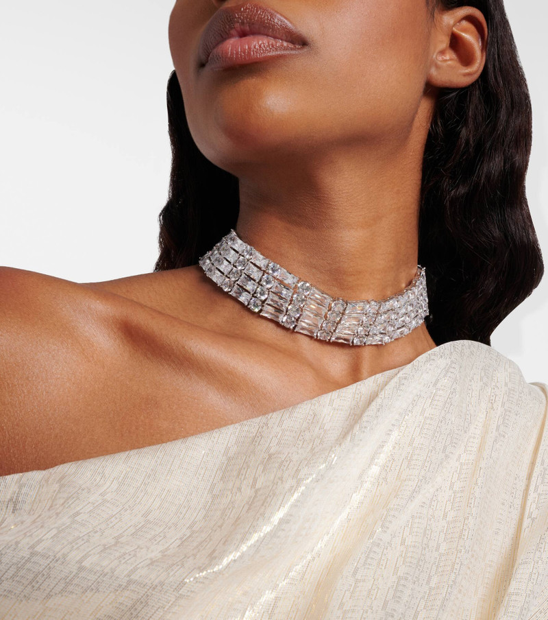 Crystal-embellished choker 3