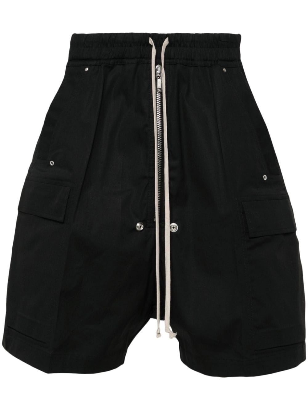 drop-crotch bermuda shorts - 1