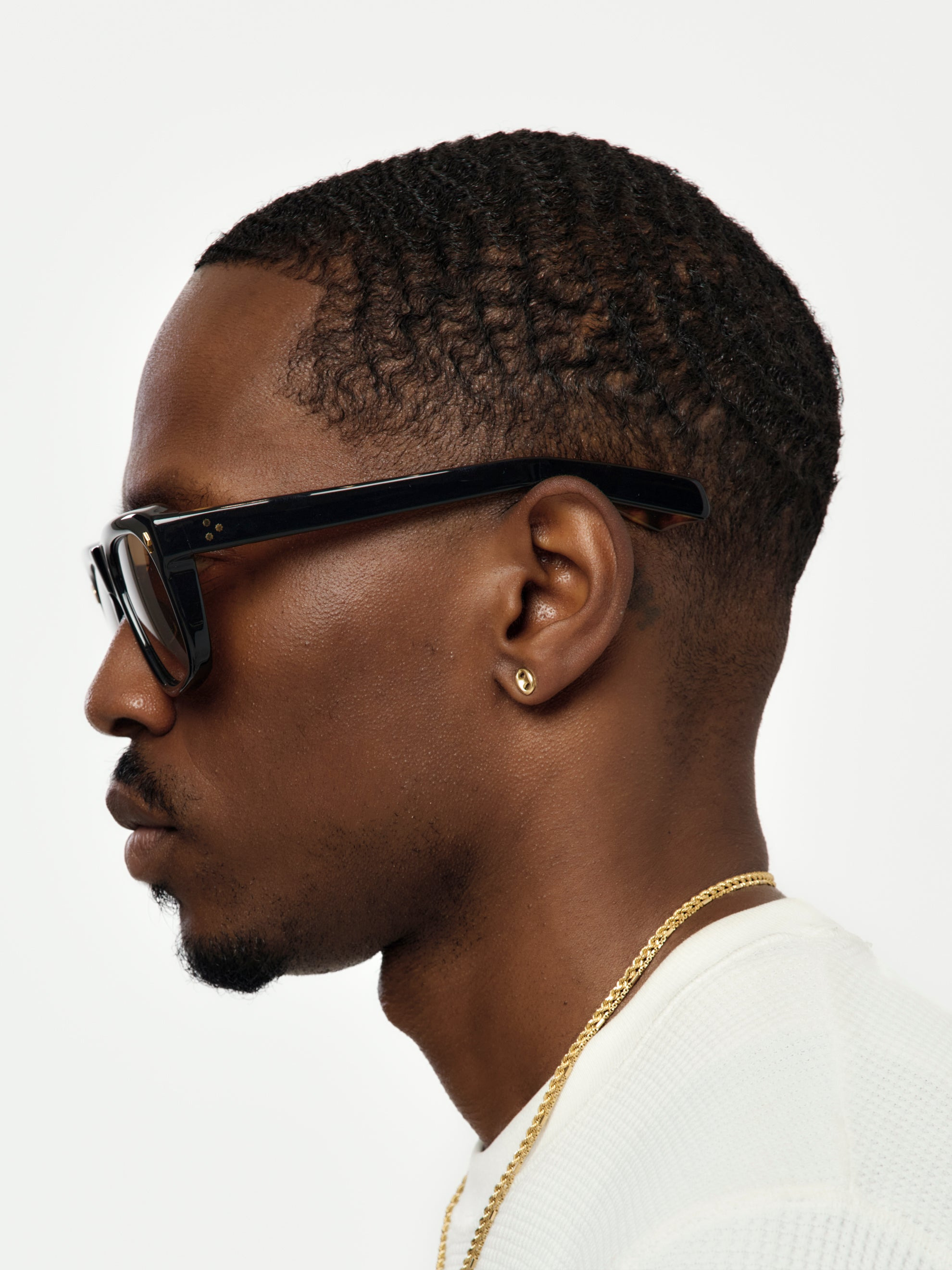 YVES (NOIR 15, BRASS GRADIENT CR39, GOLD) - 3