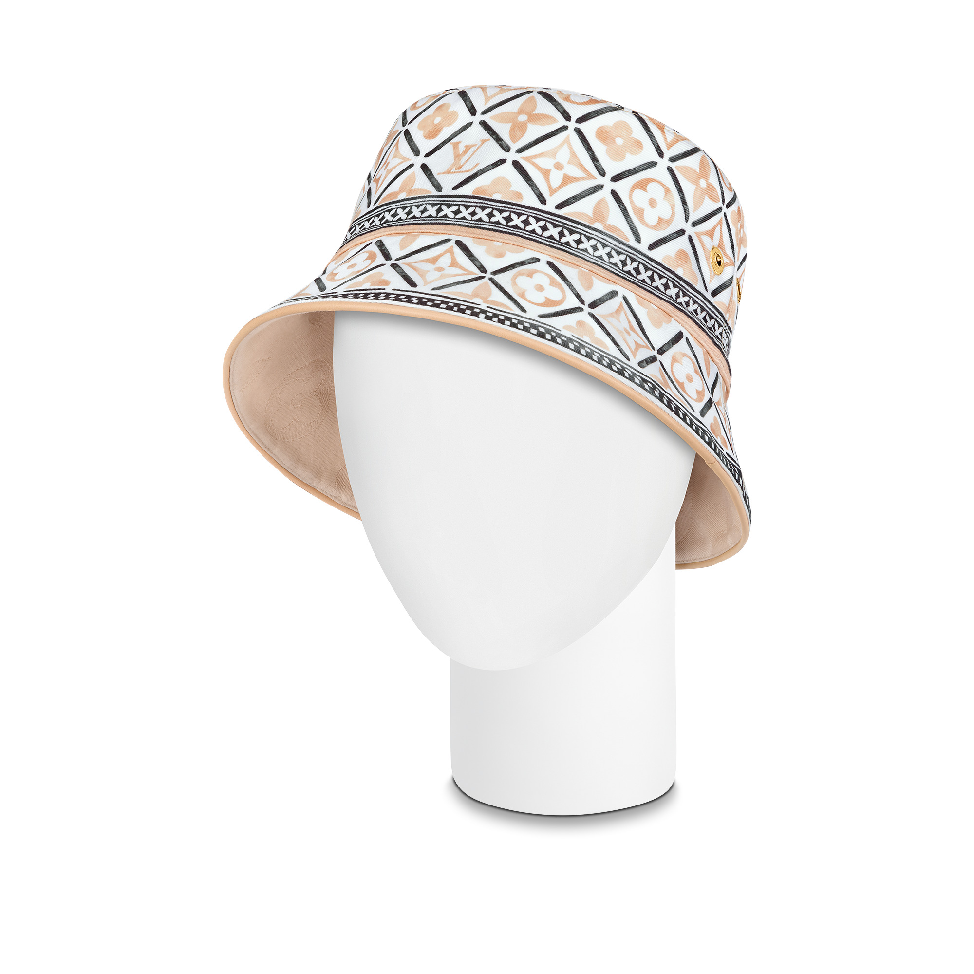 Monogram Flower Tile Hat - 3