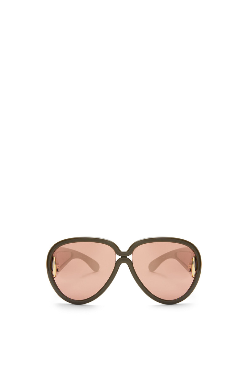 Pilot Mask sunglasses in acetate and nylon 1