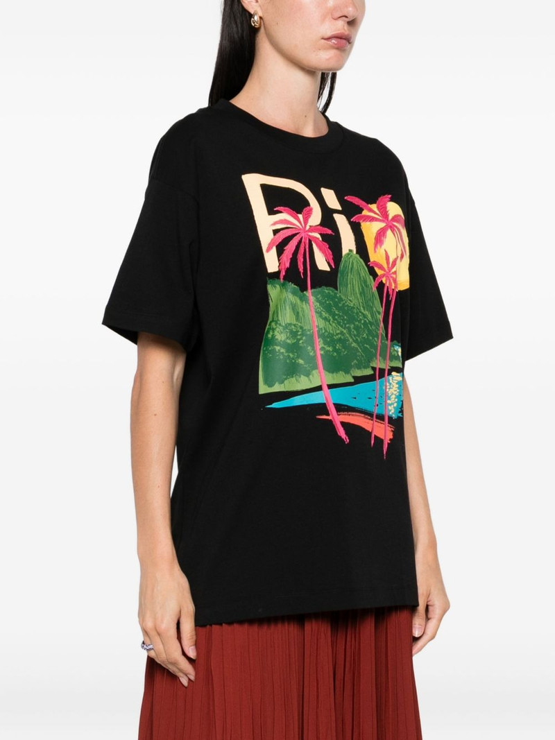 Rio landscape-print T-shirt 3