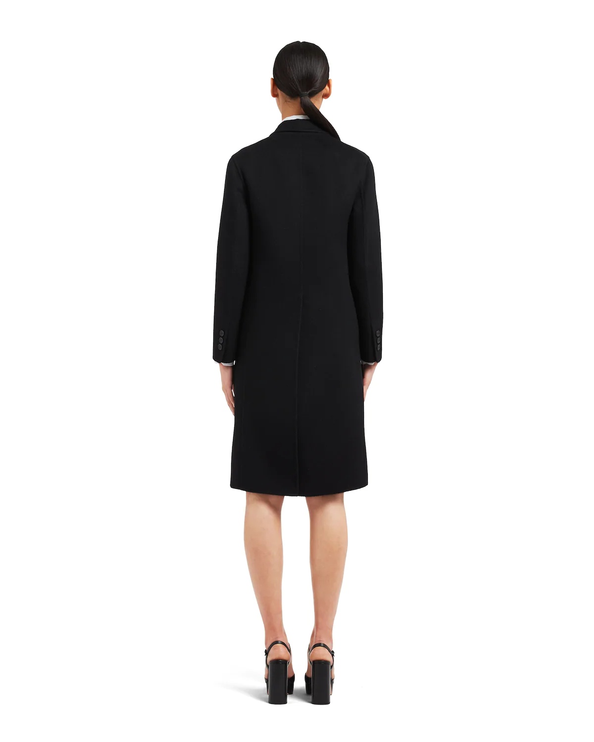 Wool gabardine coat - 4