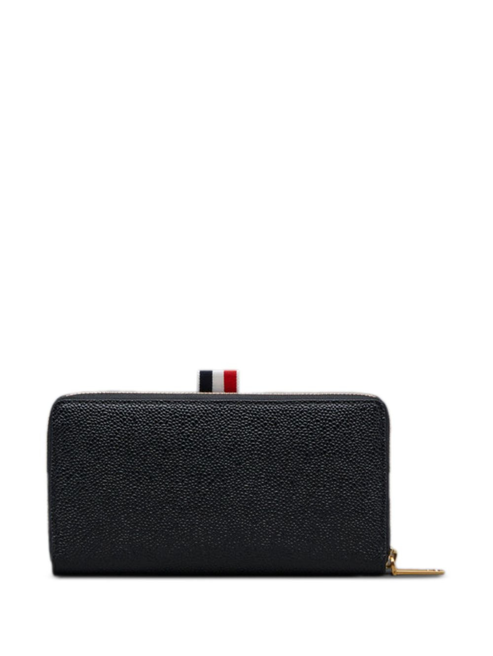pebble-grain zip-around wallet - 2