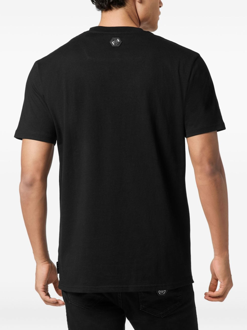 Stones crest-embellished T-shirt - 4