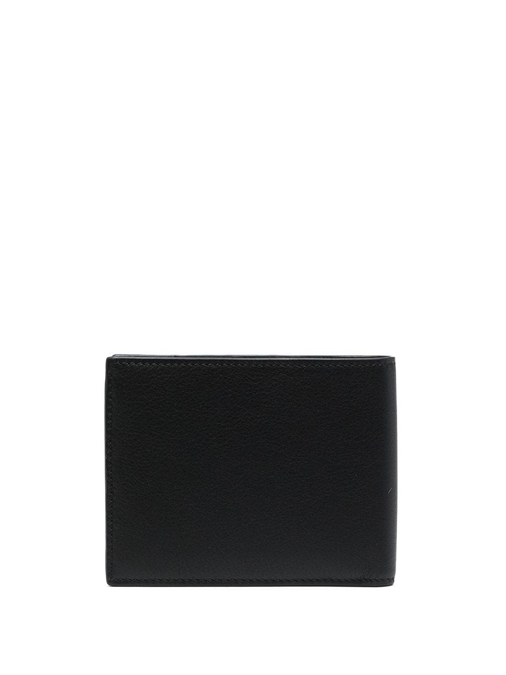 grained calf leather appliqué wallet - 2