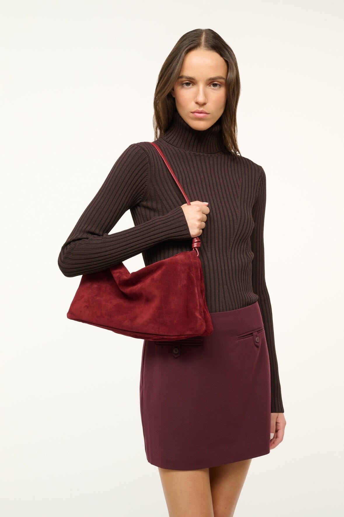 STAUD WALLY SHOULDER BAG PINOT - 2