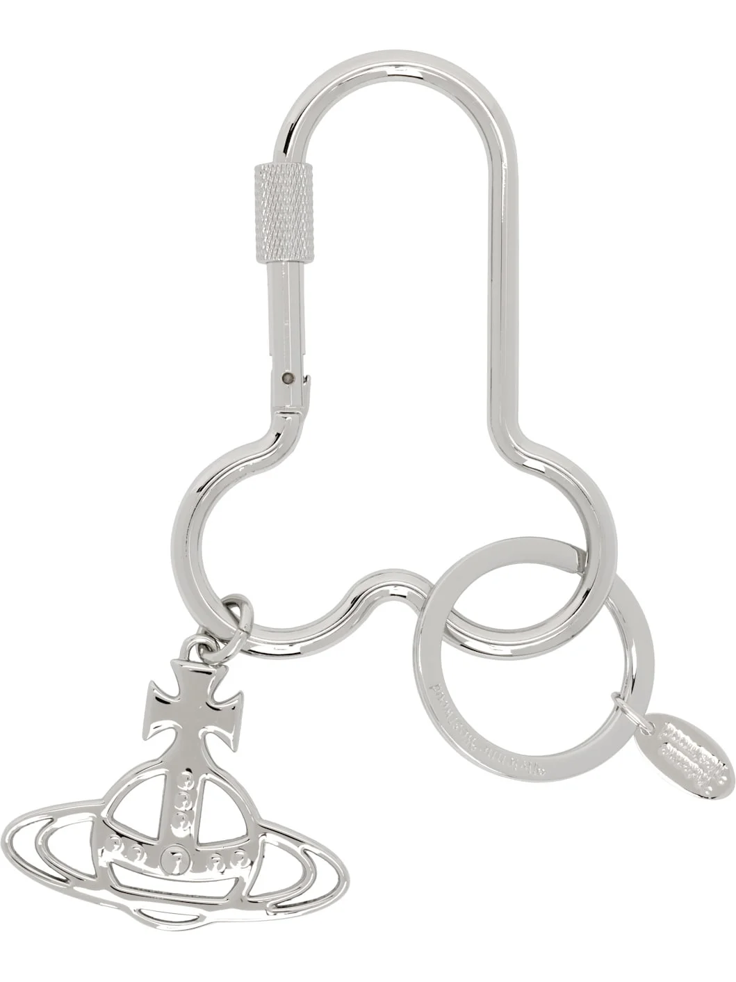 Silver Penis Carabiner Keychain - 1