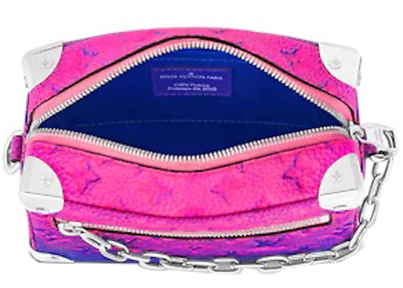 Louis Vuitton Mini Soft Trunk Taurillon Illusion Blue/Pink - 3