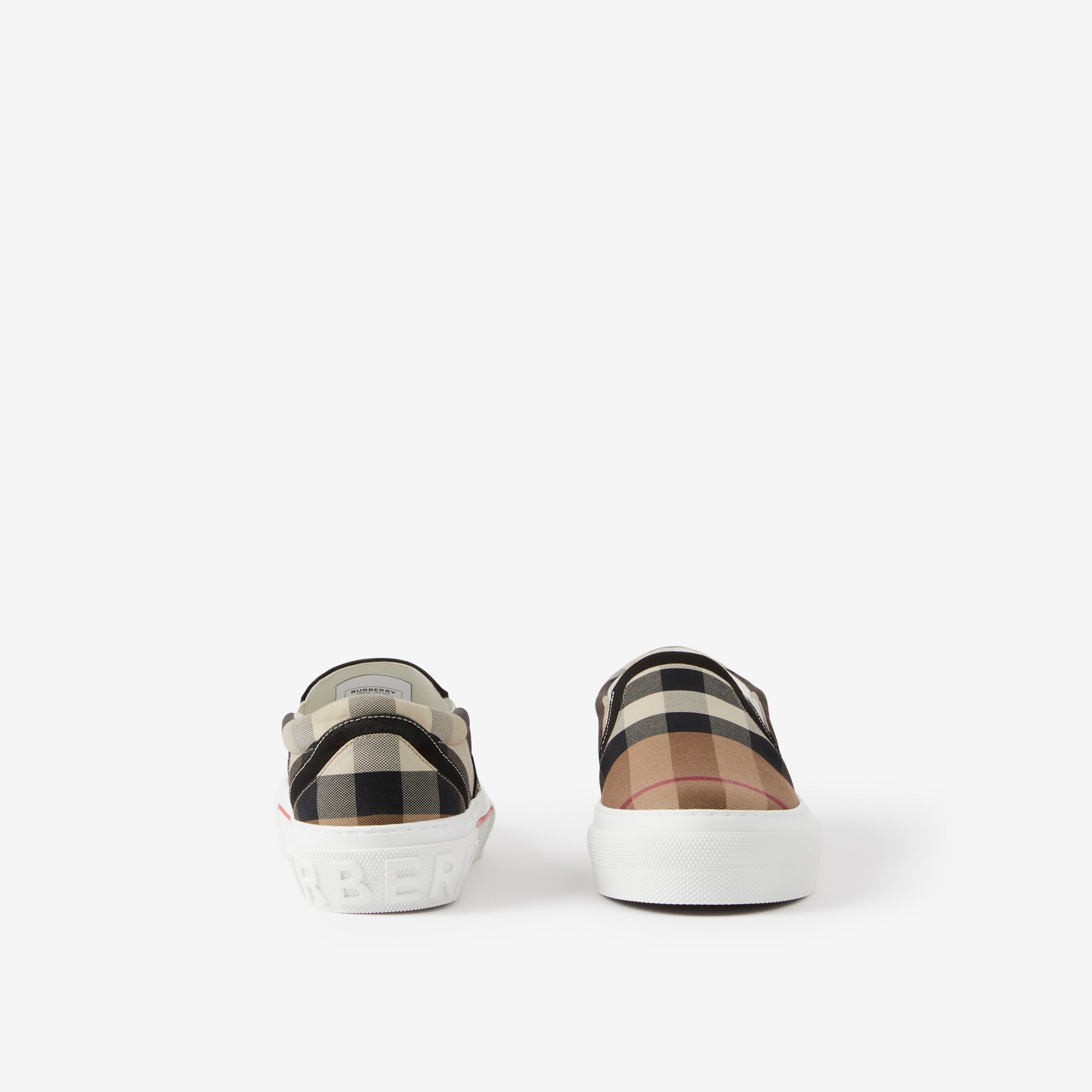 Check Cotton Sneakers - 4