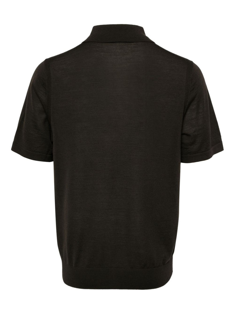 Paul Smith polo collar knitted top outlook