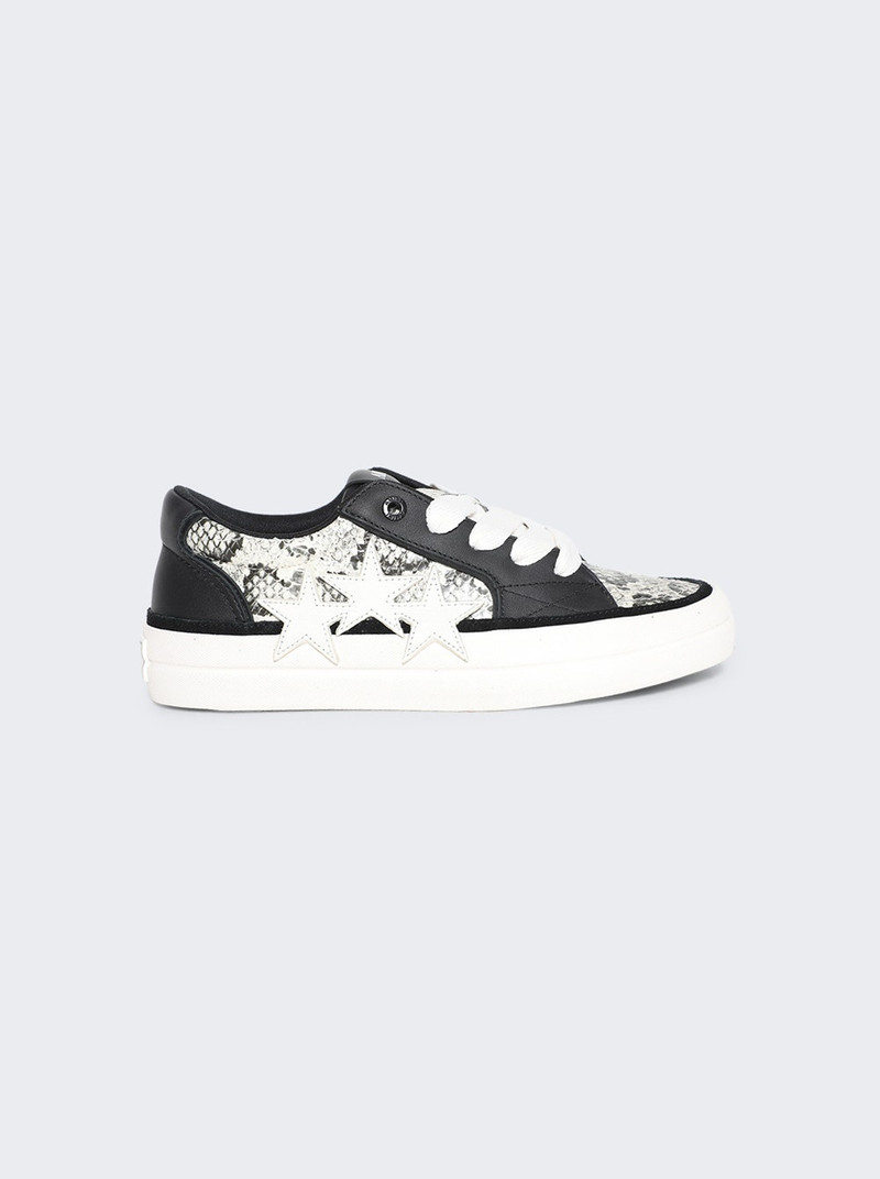 Sunset Skate Low Top Sneaker Black And Snake - 1