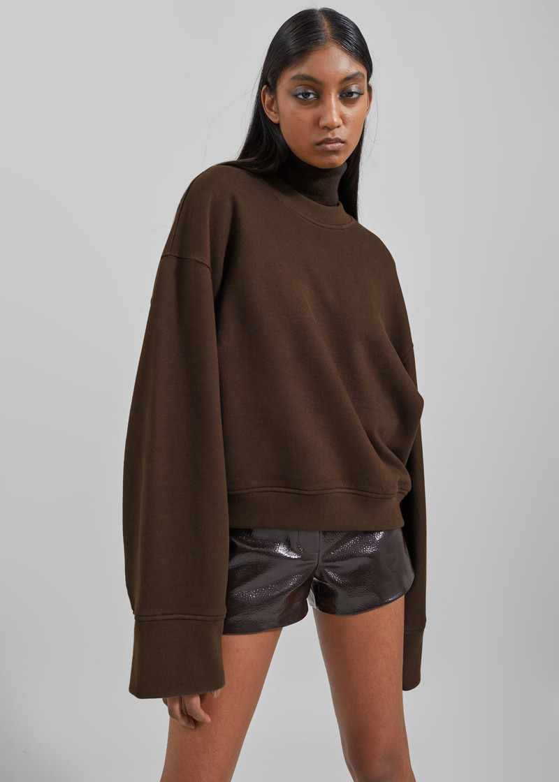 Talia Sweatshirt - Brown 5
