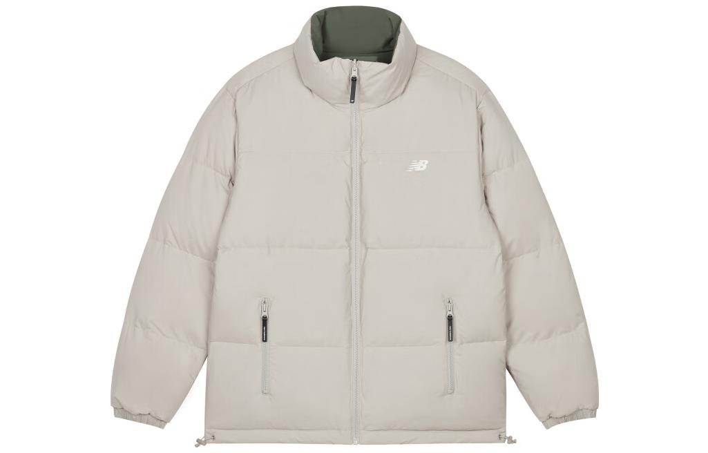 New Balance Waterproof Warm Jacket 'Green Grey' AMJ34333-DON - 3