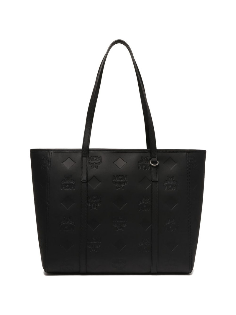 medium Toni Monogram leather tote bag 1