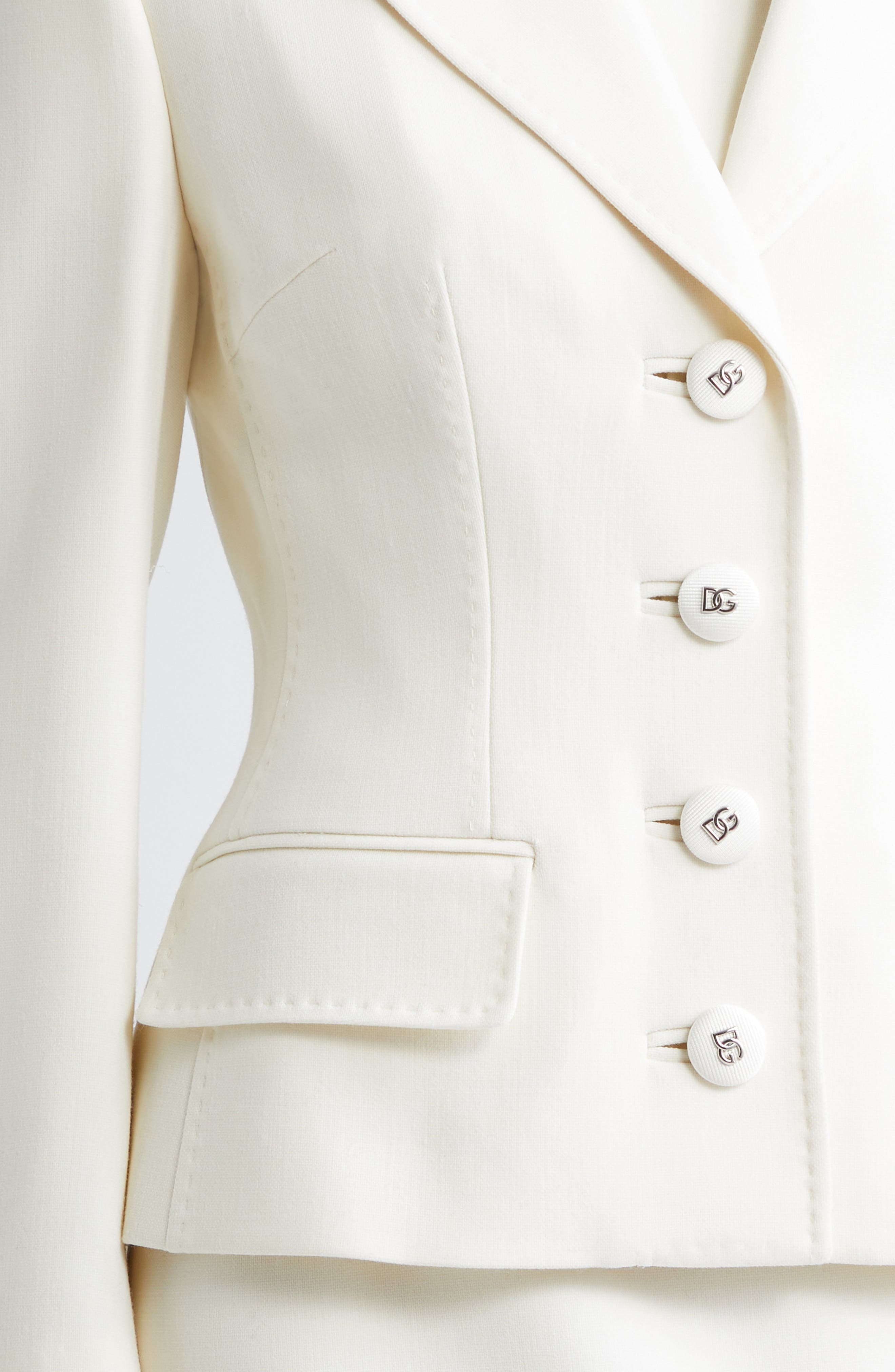Stretch Wool Blazer - 5