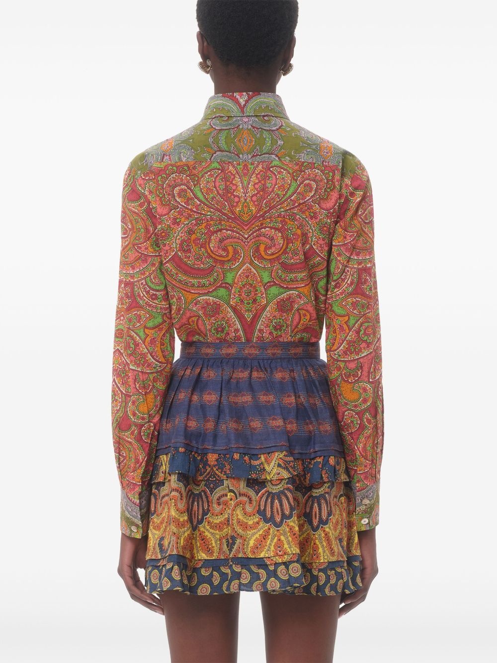 paisley-print shirt - 5