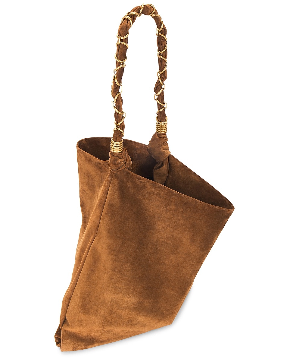 トートバッグ Saint Laurent Caramel Suede Amalia Shopping Bag AMALIA in suede | Saint Laurent | YSL LU