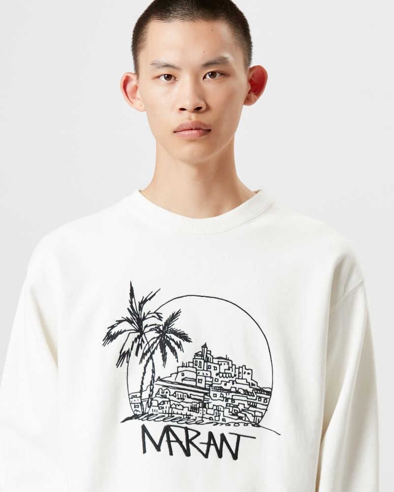 MIKOY PRINTED COTTON SWEATSHIRT - 3