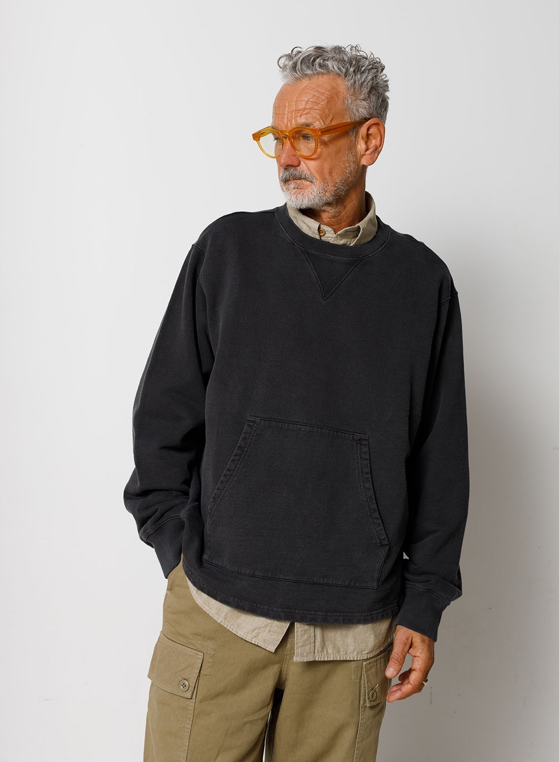 Training Sweater in Black - 3