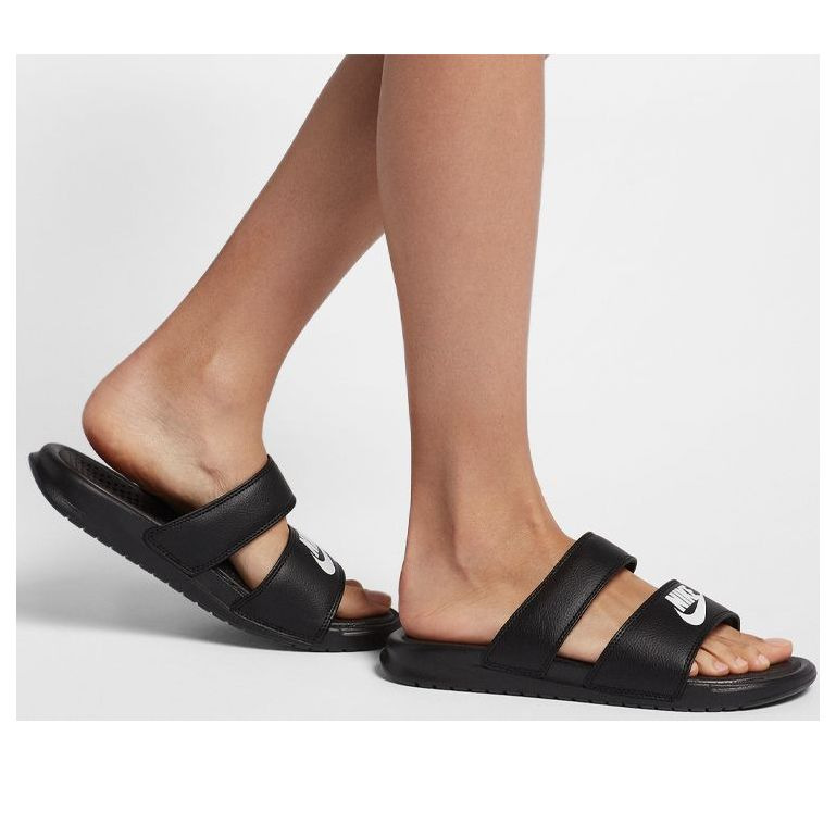 (WMNS) Nike Benassi Duo Ultra Slide 'Black' 819717-010 - 8