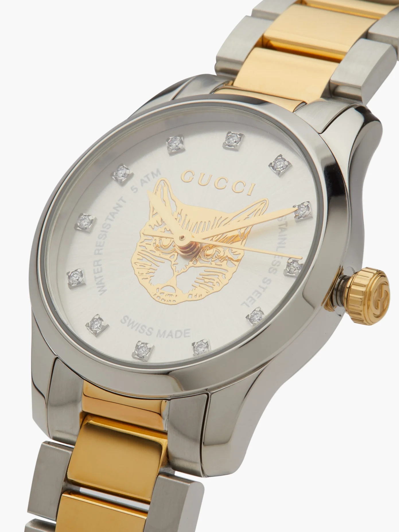 G-Timeless Mystic Cat diamond watch - 2