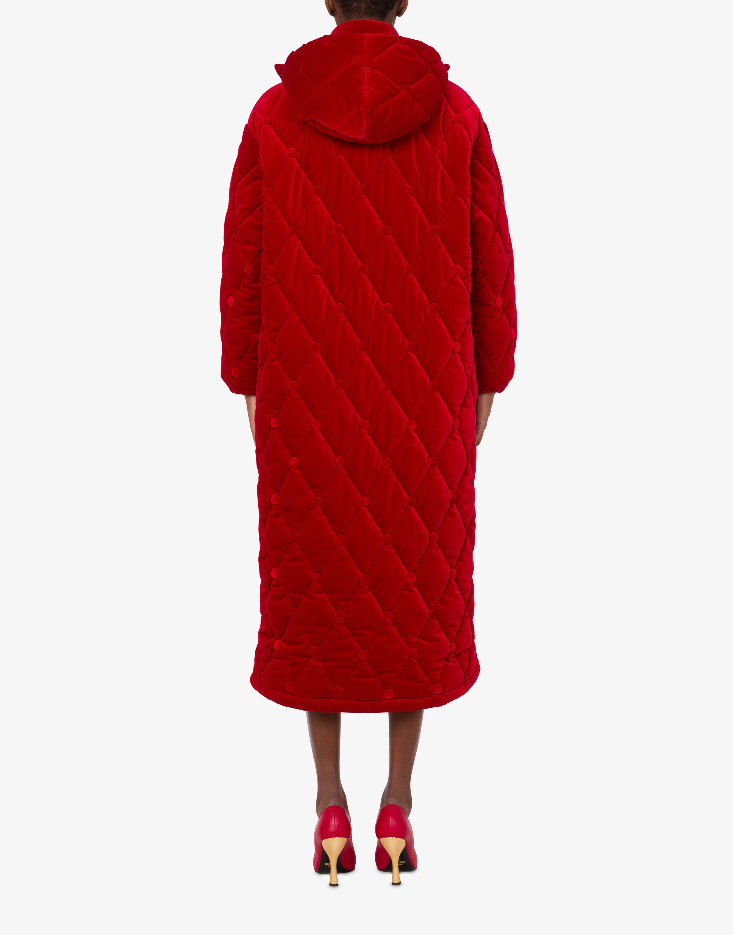 QUILTED VELVET COAT - 3