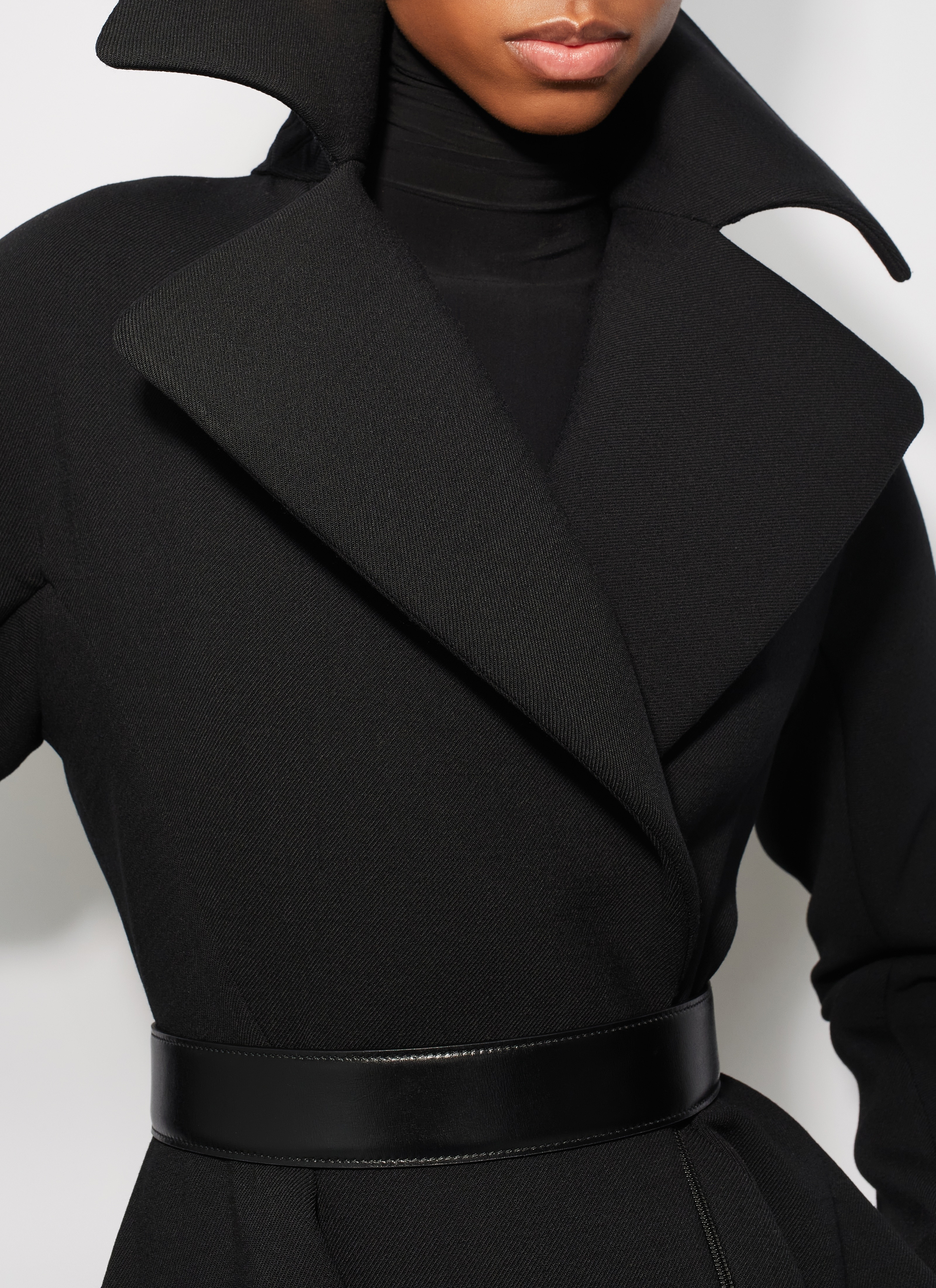 WOOL PRINCESS COAT - 5