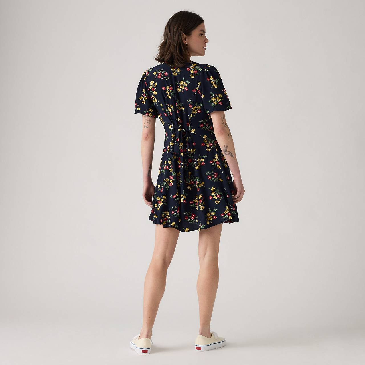 GIANNI SHORT-SLEEVE MINI DRESS - 4