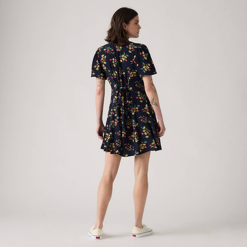 GIANNI SHORT-SLEEVE MINI DRESS 4