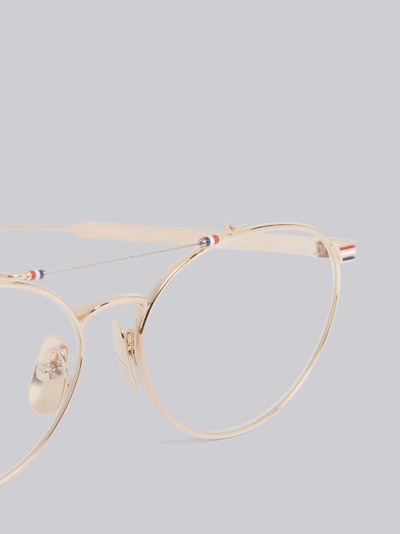 Thom Browne aviator-frame glasses outlook