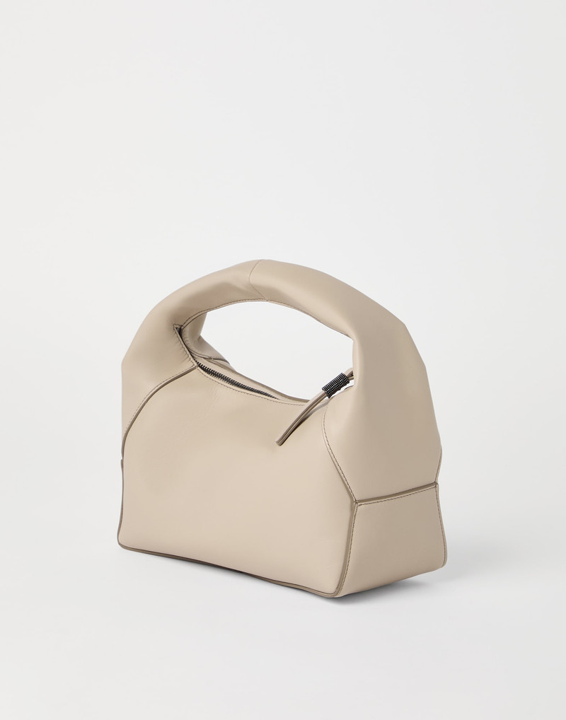 Brunello Cucinelli BC Duo small hobo bag in calfskin outlook