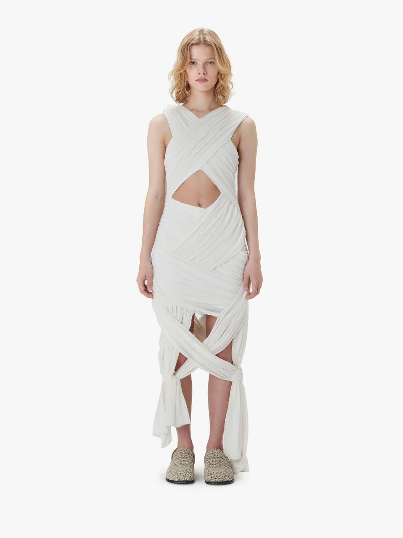 JW Anderson SLEEVELESS WRAP DRESS outlook