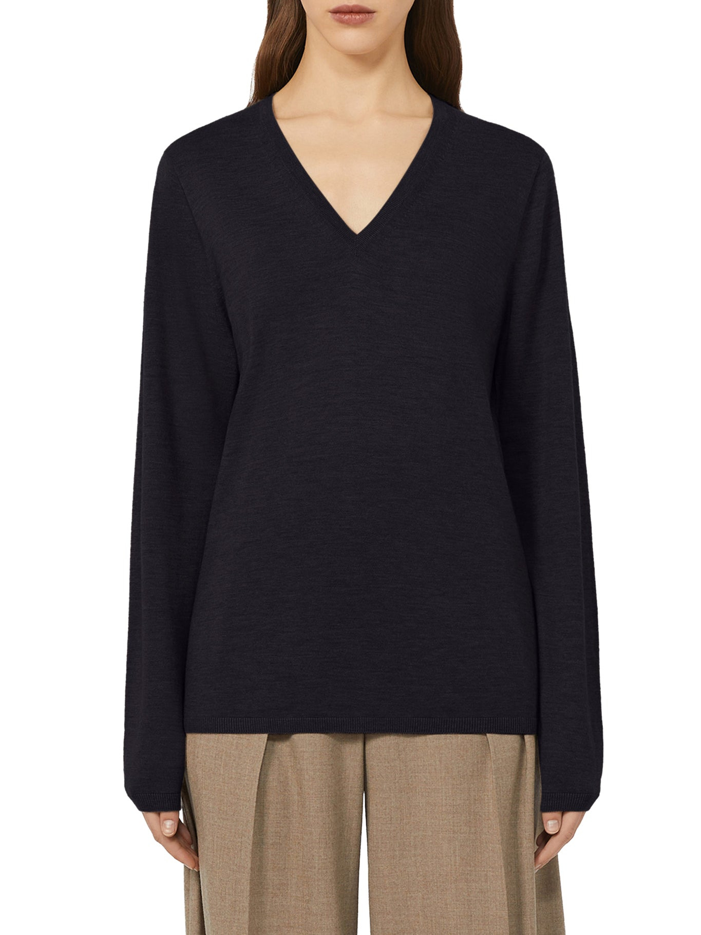 LINCE SWEATER IN SATINED CASHMERE YARN - 3