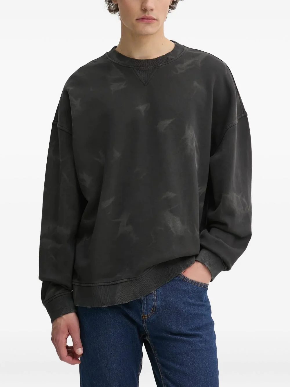 Nustroyos abstract-print sweatshirt - 1