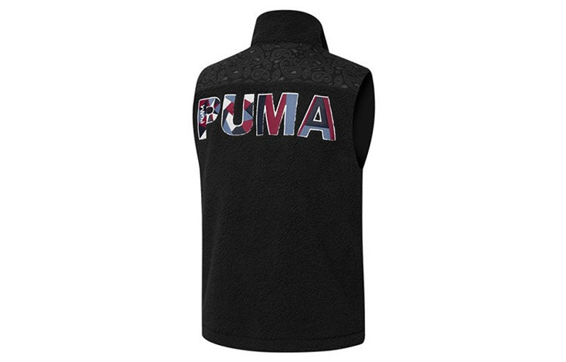 PUMA PUMA Paisley Woven Sherpa Vest 'Black' 534977-01 outlook