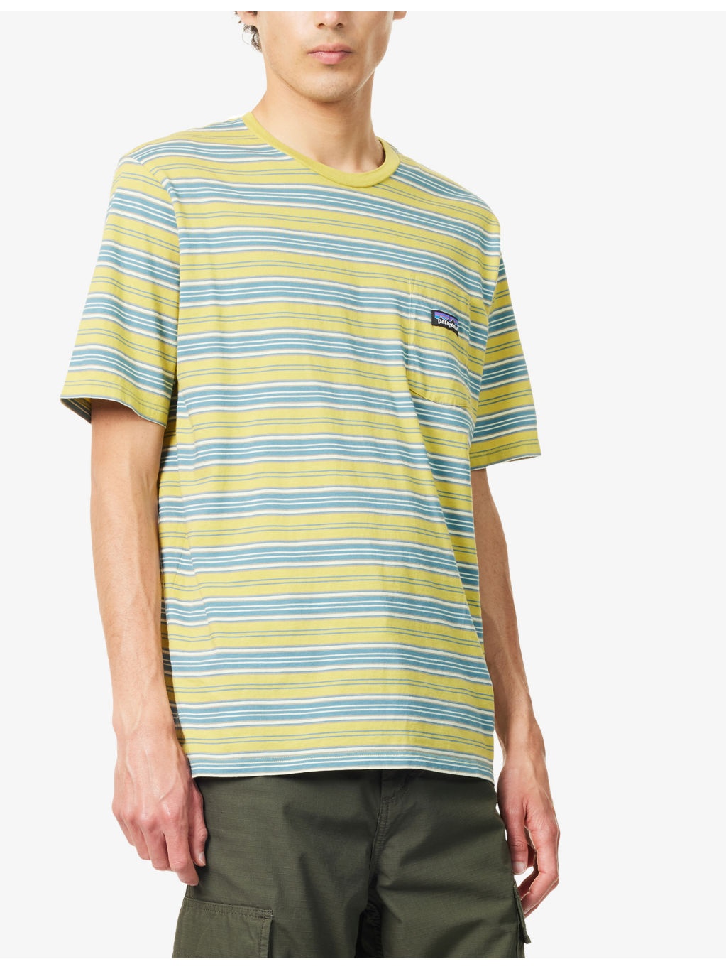 Daily Pocket Striped Cotton-Jersey T-Shirt - 3