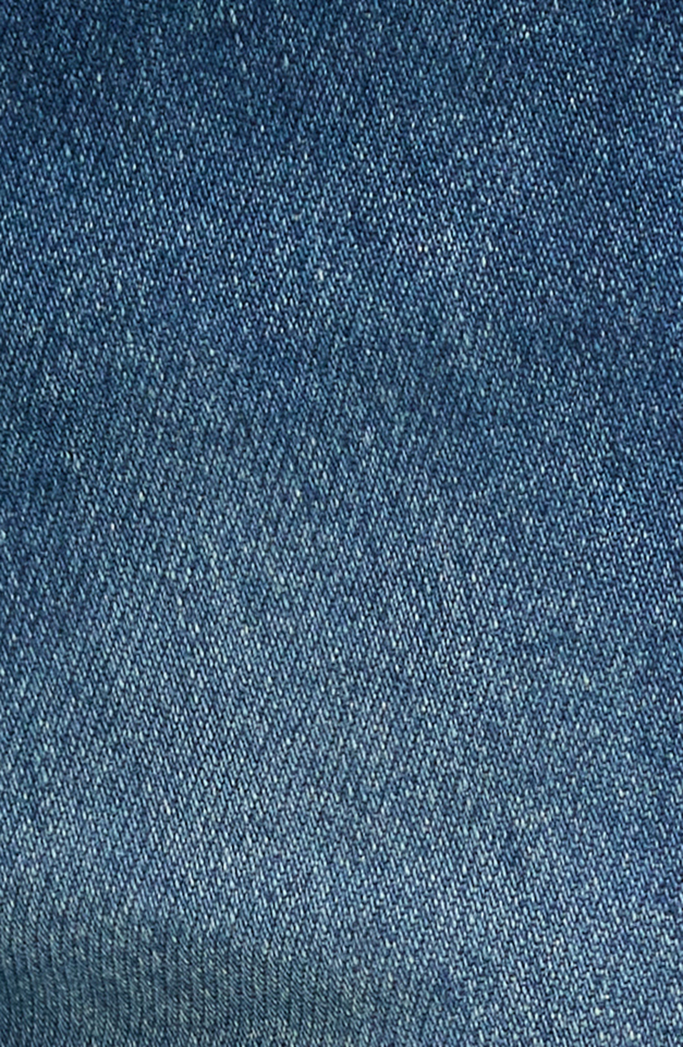 Veronica Beard Taylor Raw Hem High Waist Wide Leg Jeans in Rebel Moon at Nordstrom - 6